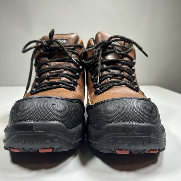 Reebok Work Boots Men’s 12M Waterproof EH Safety Toe Leather Brown RB4444 main image 14